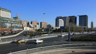 北京城乡贸易中心拍街景